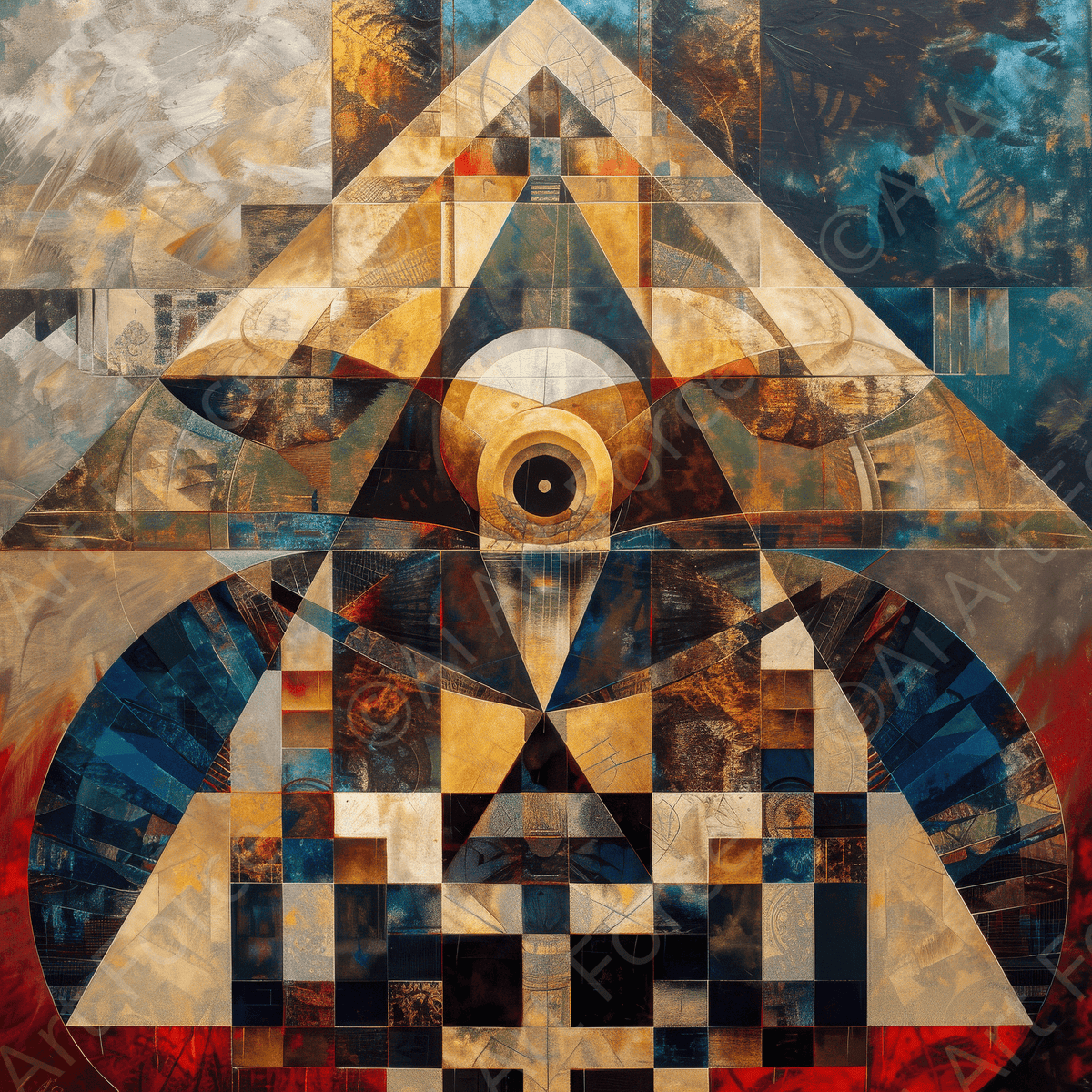 Free your mind abstract style 4 - Shop Ai Art WebShop - Digital Art online Store