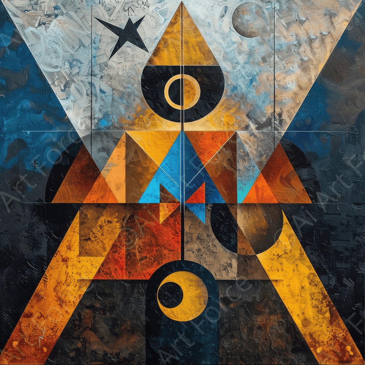 Free your mind abstract style - Shop Ai Art WebShop - Digital Art online Store