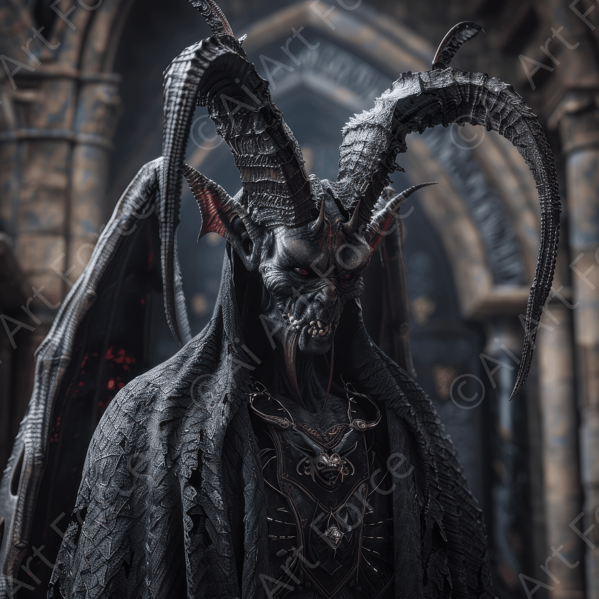 Gate Keeper from Hell - Shop Ai Art WebShop - Digital Art online Store