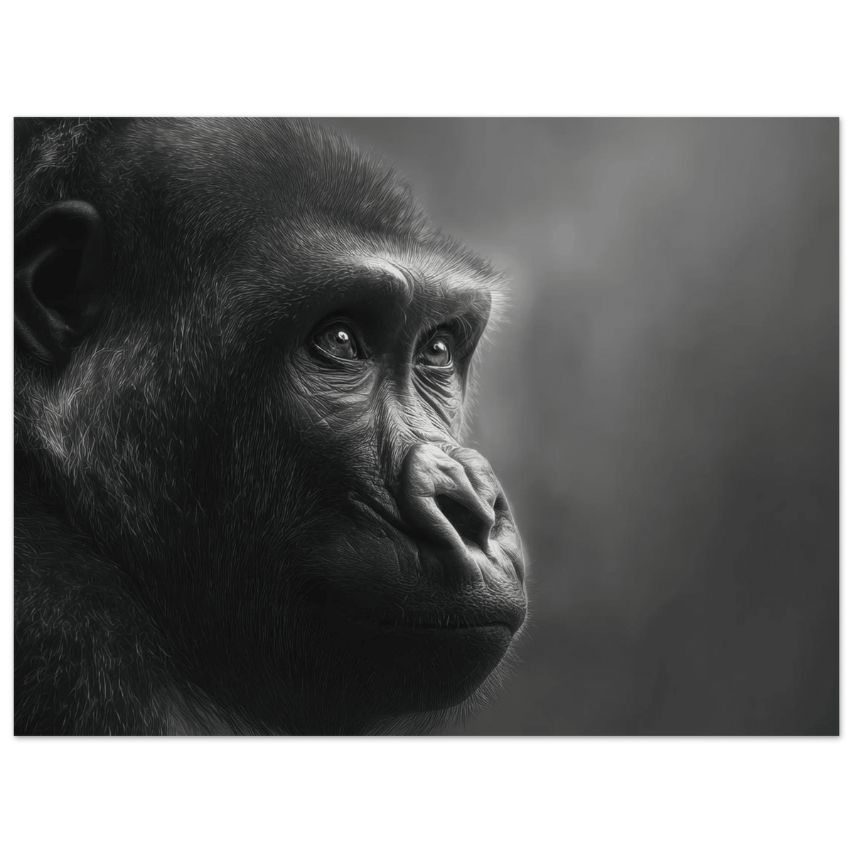 Gorilla Head 2 - Shop Ai Art WebShop - Digital Art online Store