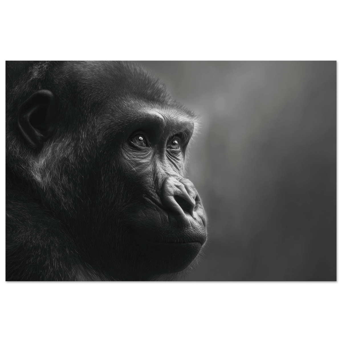 Gorilla Head 2 - Shop Ai Art WebShop - Digital Art online Store