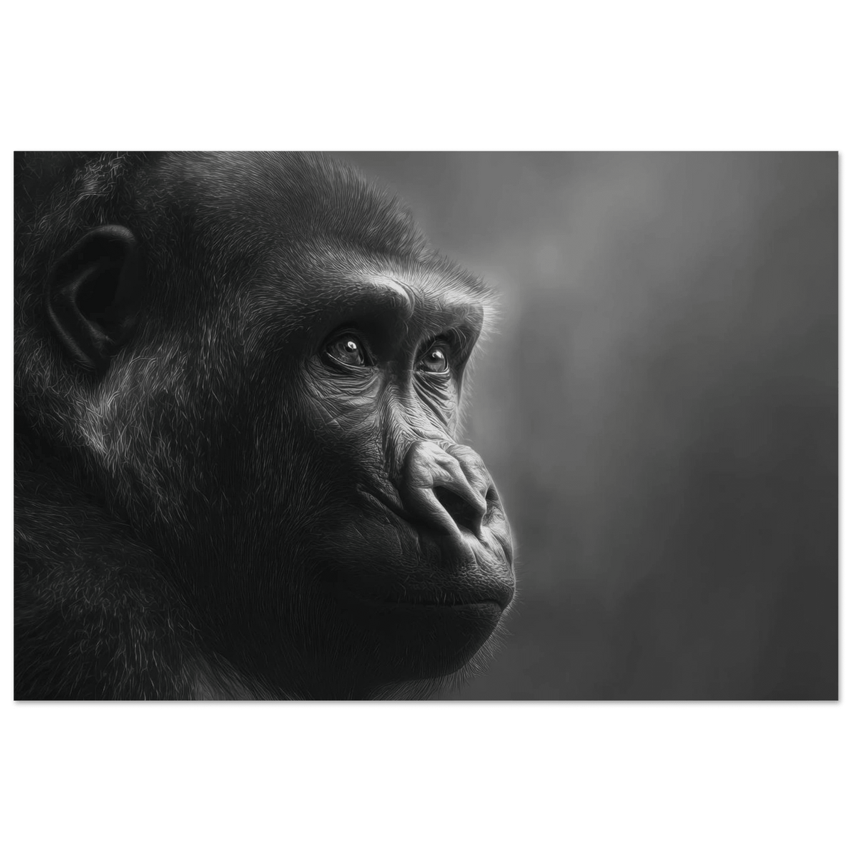 Gorilla Head 2 - Shop Ai Art WebShop - Digital Art online Store