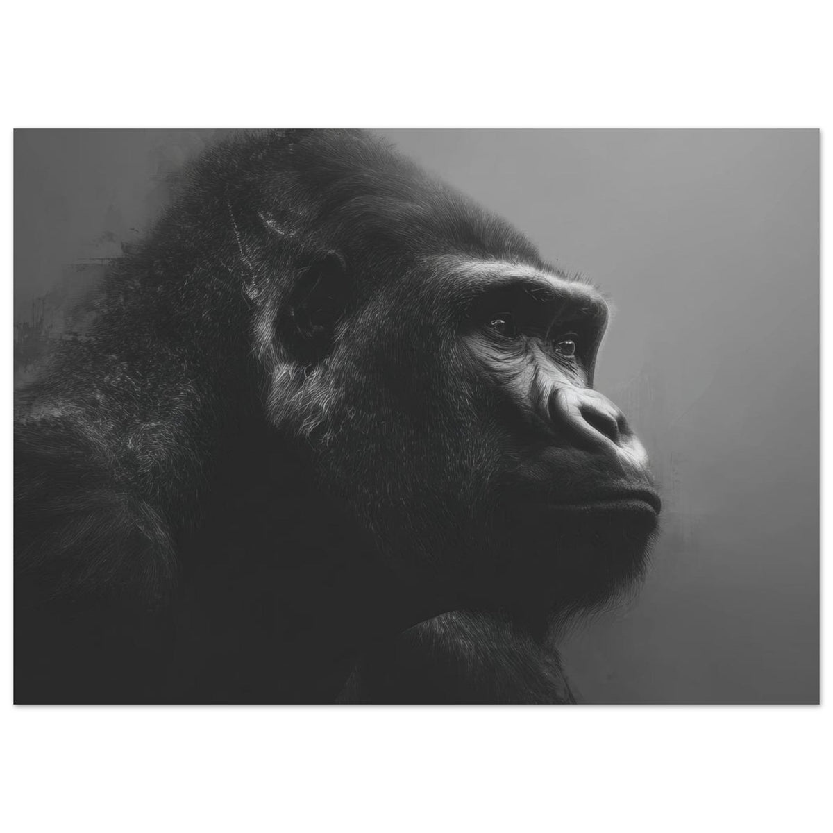 Gorilla Head 3 - Shop Ai Art WebShop - Digital Art online Store