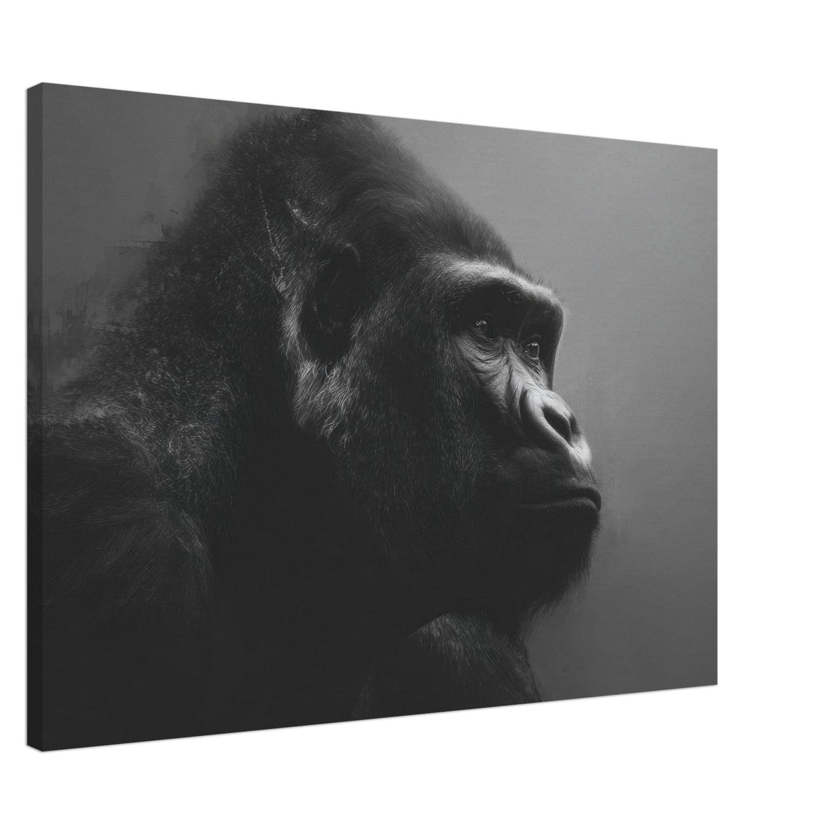 Gorilla Head 3 - Shop Ai Art WebShop - Digital Art online Store