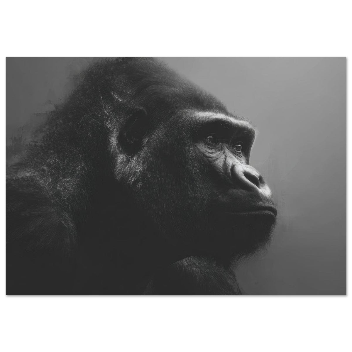 Gorilla Head 3 - Shop Ai Art WebShop - Digital Art online Store