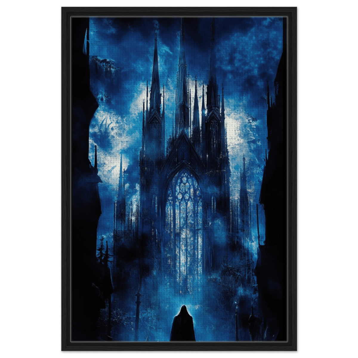 Gothic Cathedral of Lost Magic A haunting Gothic - Shop Ai Art WebShop - Digital Art online Store