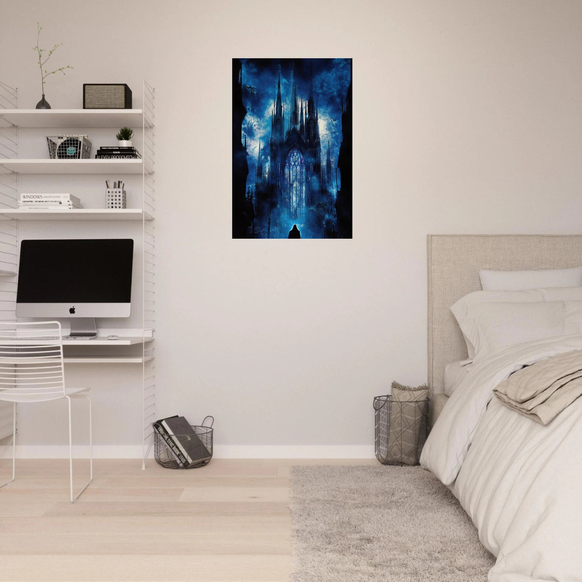 Gothic Cathedral of Lost Magic A haunting Gothic - Shop Ai Art WebShop - Digital Art online Store