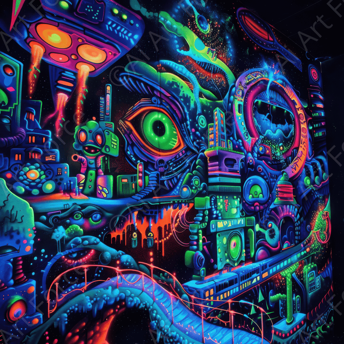 Graffiti Art Urban 11 - Shop Ai Art WebShop - Digital Art online Store