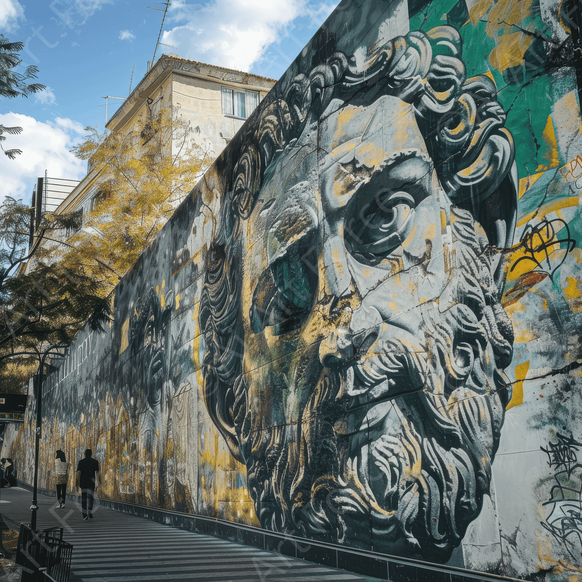 Graffiti Art Urban 12 - Shop Ai Art WebShop - Digital Art online Store