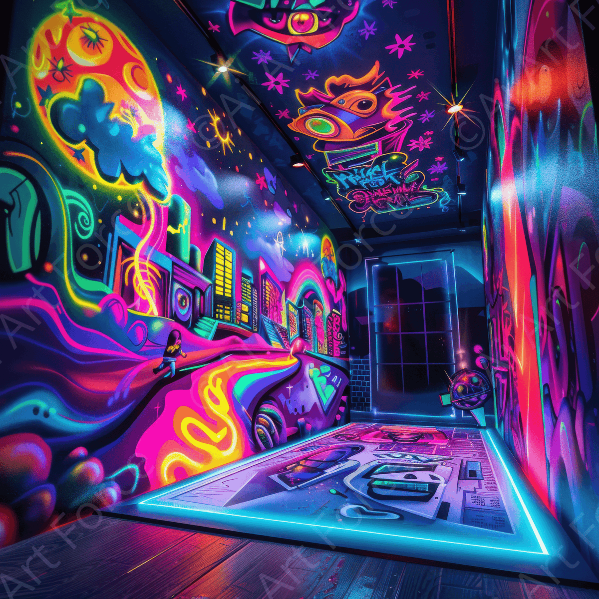 Graffiti Art Urban 13 - Shop Ai Art WebShop - Digital Art online Store