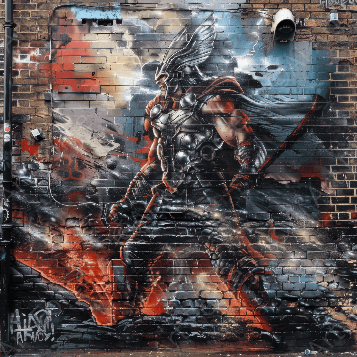 Graffiti Art Urban 2 - Shop Ai Art WebShop - Digital Art online Store