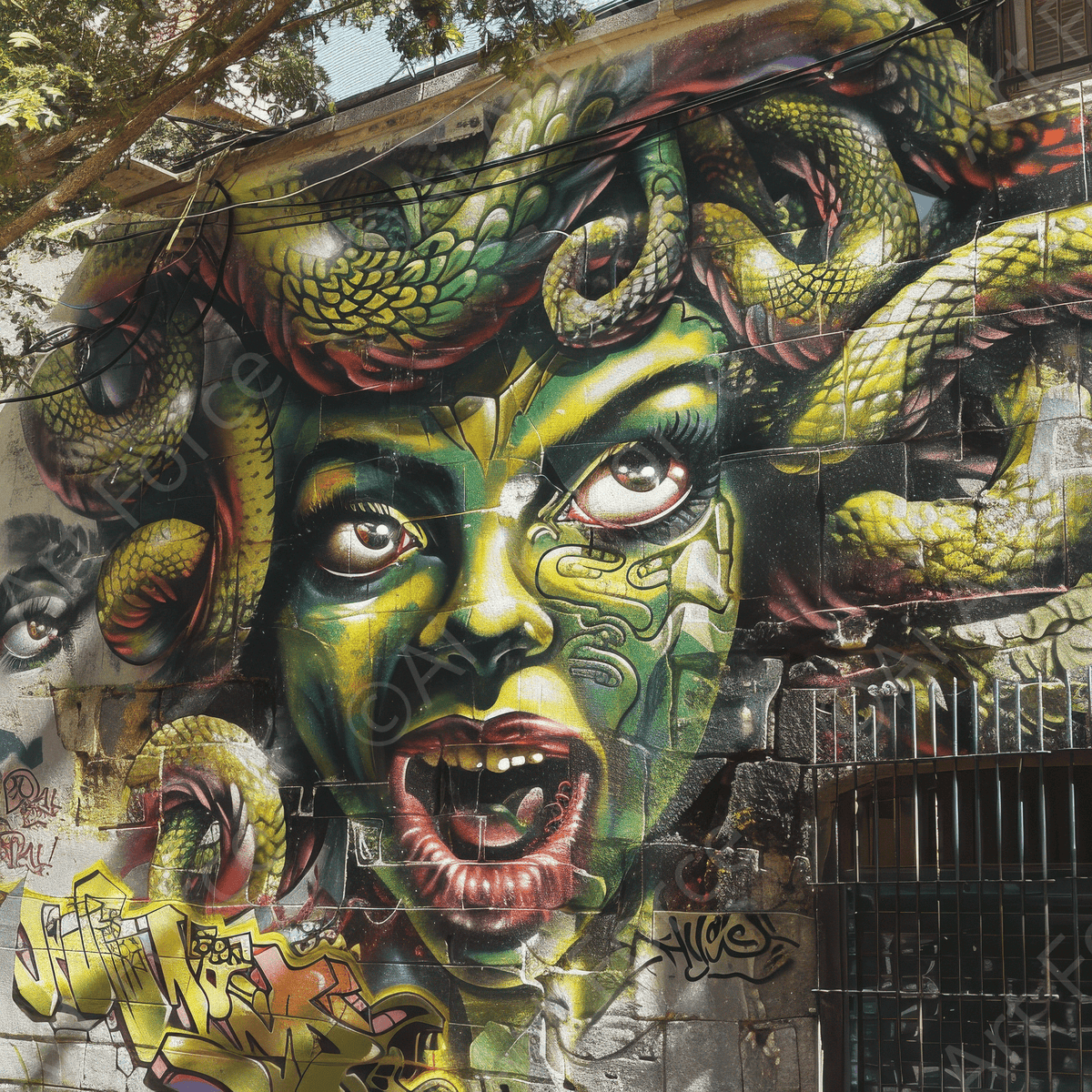 Graffiti Art Urban 6 - Shop Ai Art WebShop - Digital Art online Store
