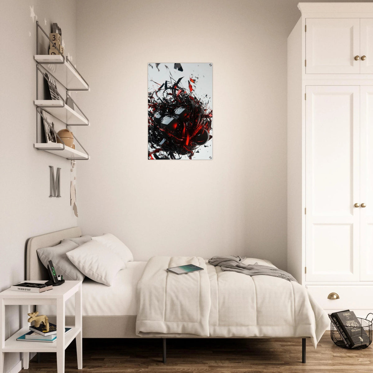 Gravitys Collapse A violent implosion of fragment 4 - Shop Ai Art WebShop - Digital Art online Store