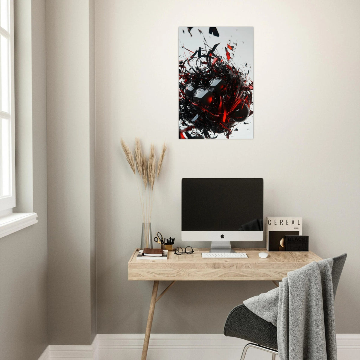 Gravitys Collapse A violent implosion of fragment 4 - Shop Ai Art WebShop - Digital Art online Store