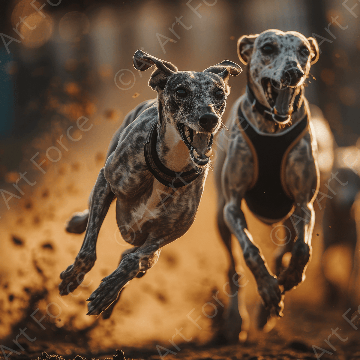 Grey Hound Racing fastest dogs in the world 2 - Shop Ai Art WebShop - Digital Art online Store