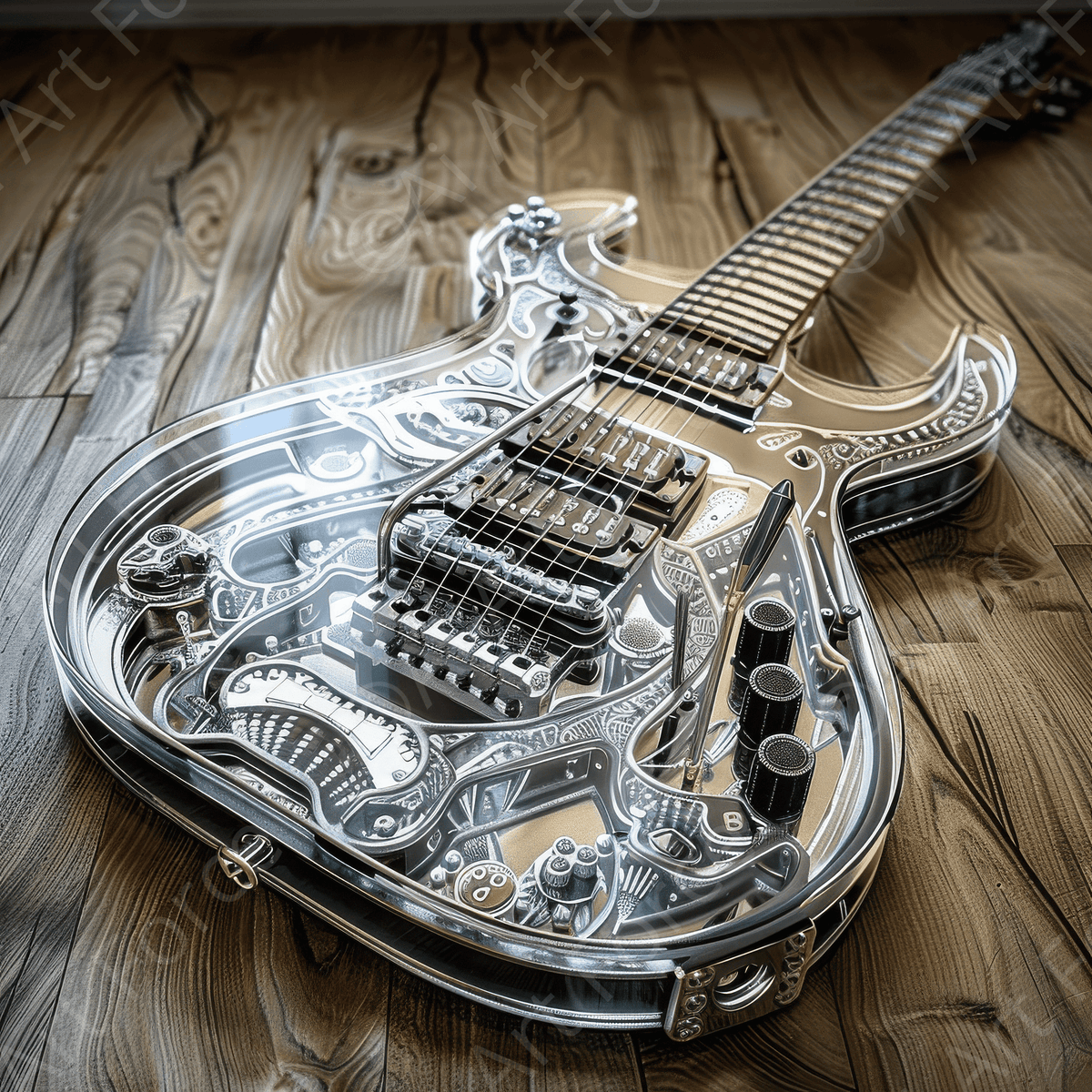 Guitar Art 2 - Shop Ai Art WebShop - Digital Art online Store