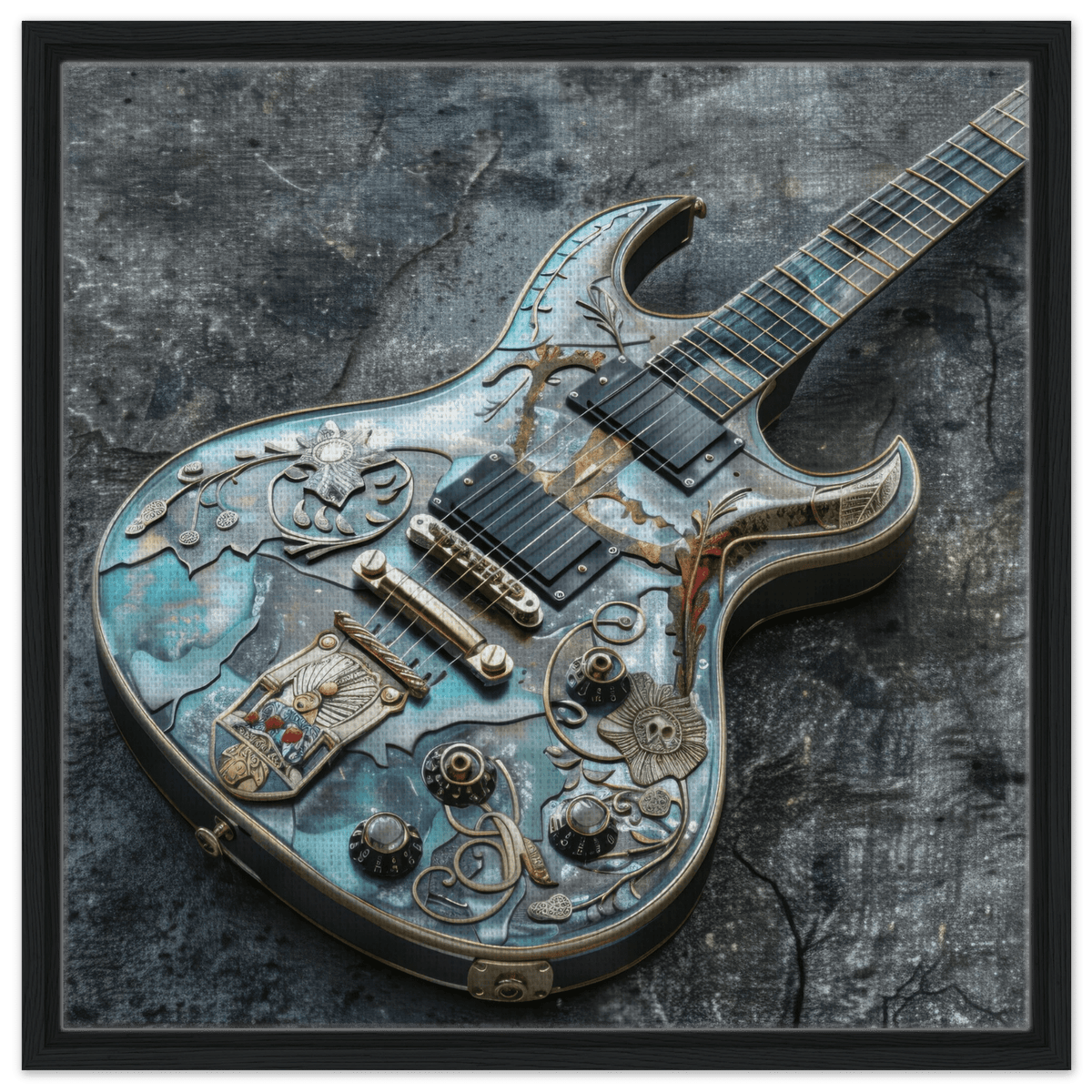 Guitar Art - Shop Ai Art WebShop - Digital Art online Store