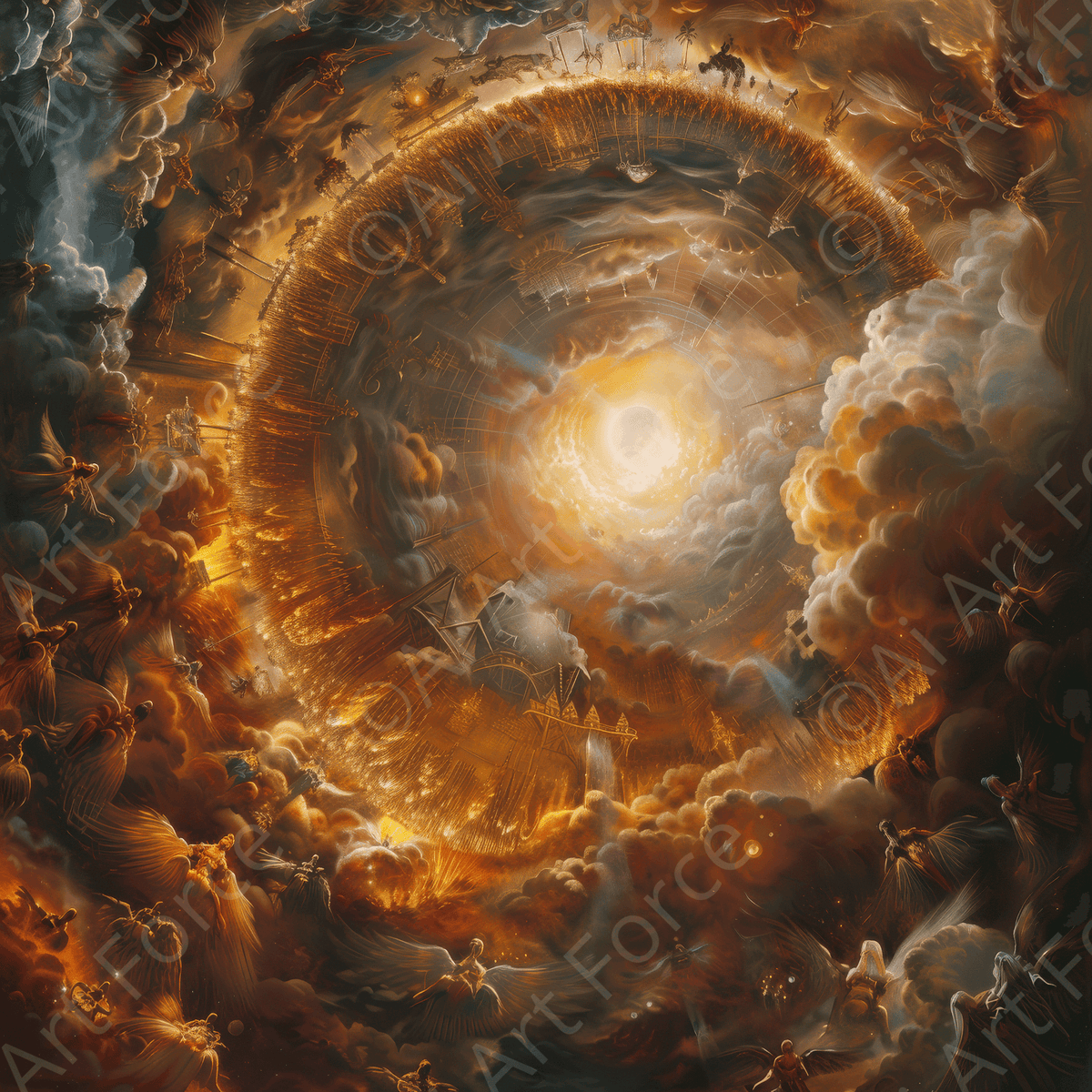 Heaven And Gods - Shop Ai Art WebShop - Digital Art online Store