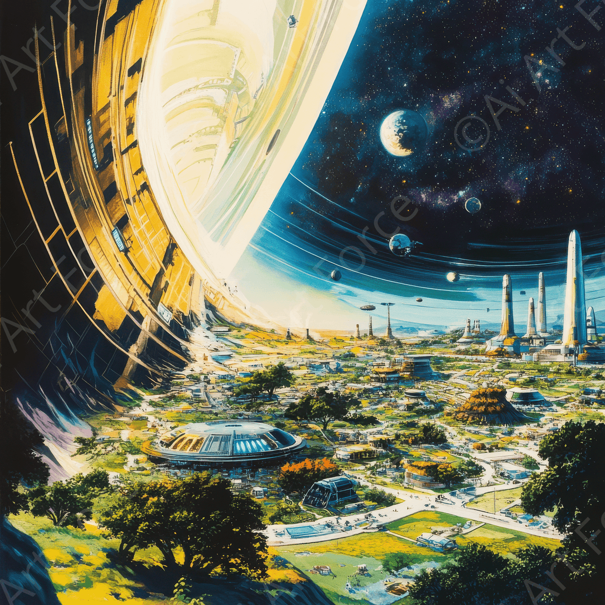 How space colonization could alter human society 6 - Shop Ai Art WebShop - Digital Art online Store