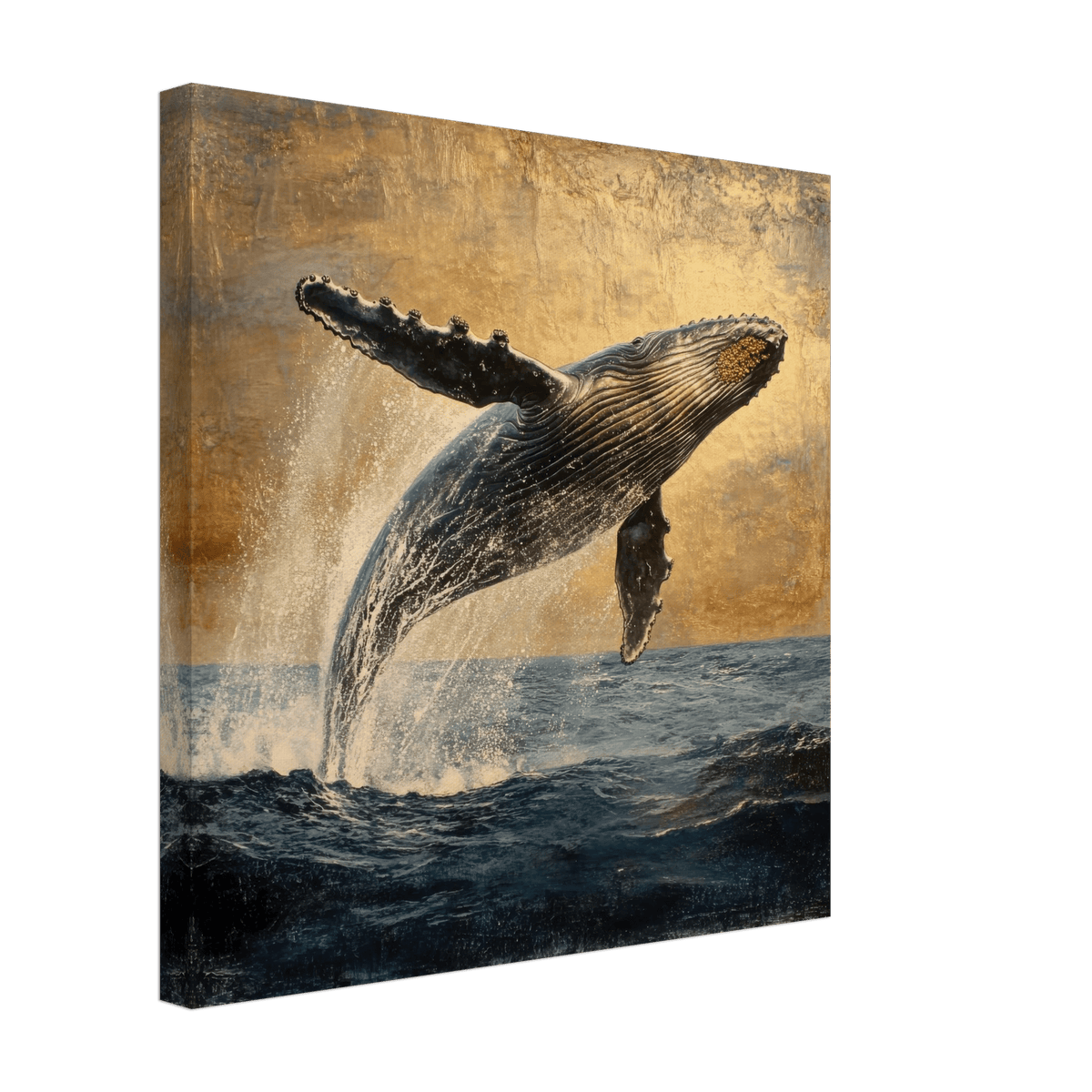 Humpback Whale Breaching the Ocean - Shop Ai Art WebShop - Digital Art online Store