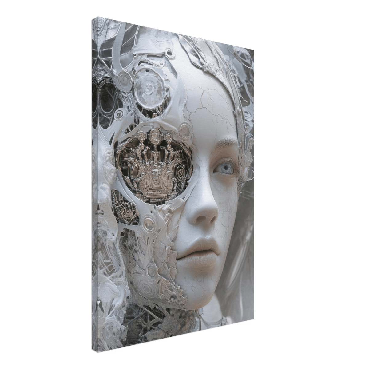 Hybrid Aristocrat in a Fractured Court A surrey 2 - Shop Ai Art WebShop - Digital Art online Store