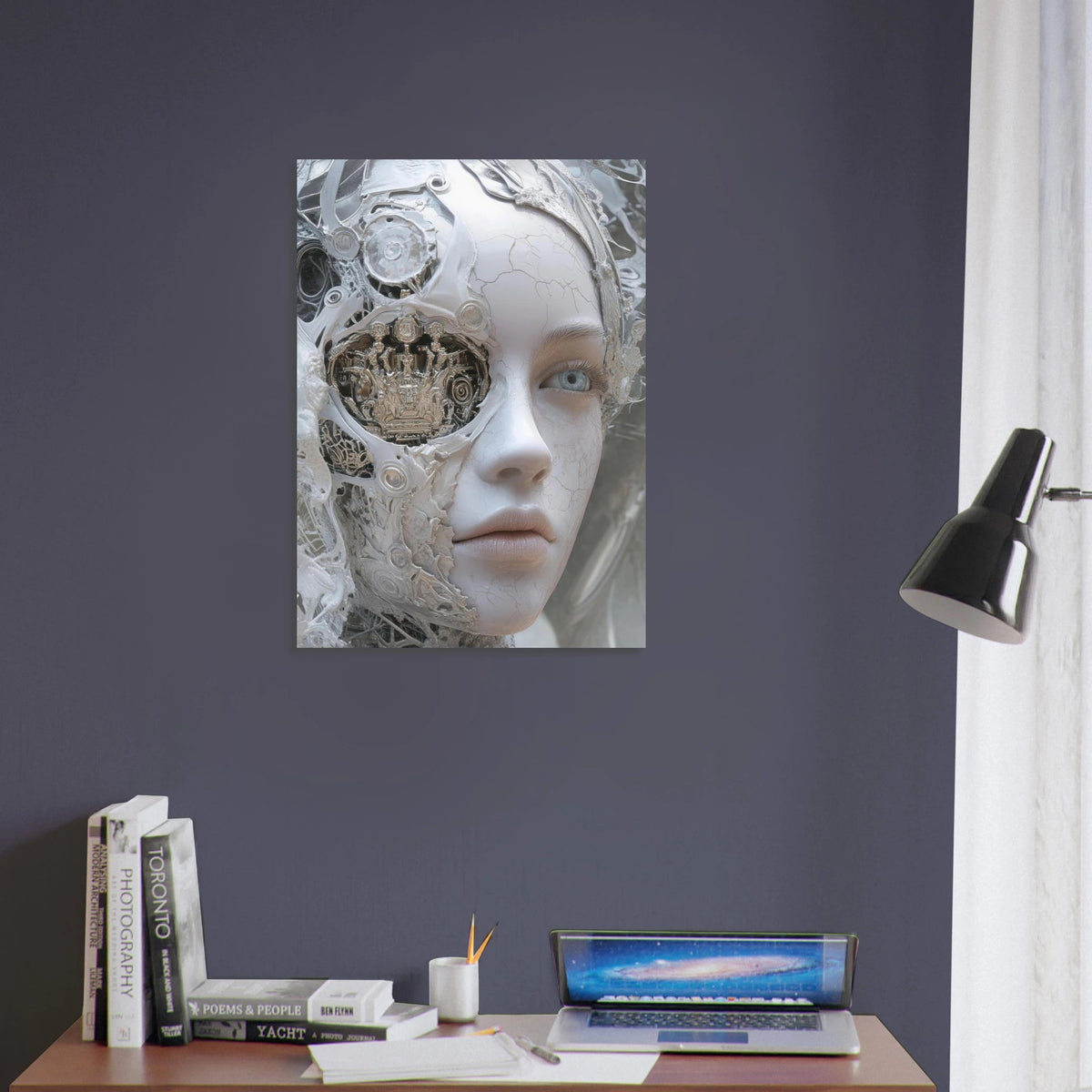 Hybrid Aristocrat in a Fractured Court A surrey 2 - Shop Ai Art WebShop - Digital Art online Store
