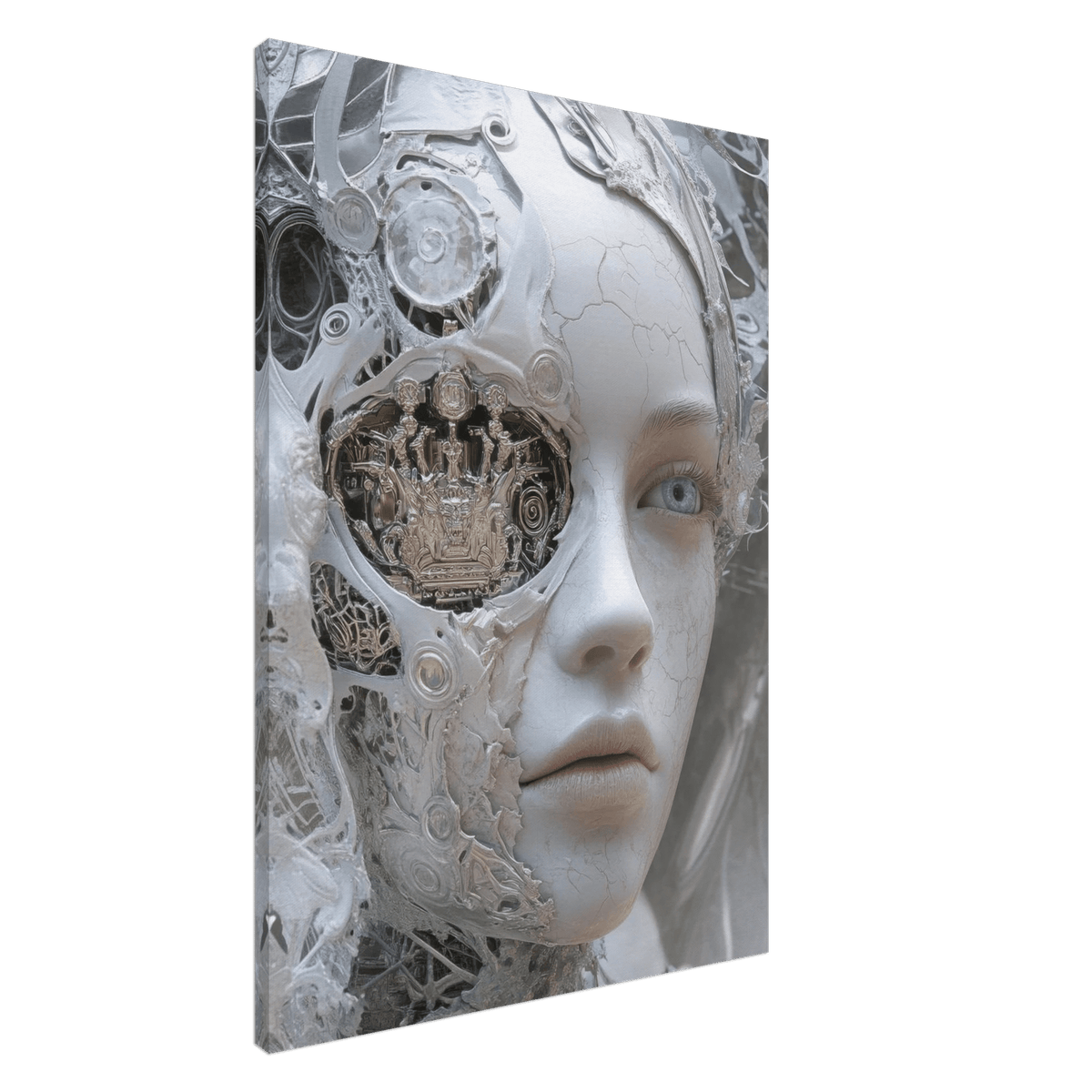Hybrid Aristocrat in a Fractured Court A surrey 2 - Shop Ai Art WebShop - Digital Art online Store