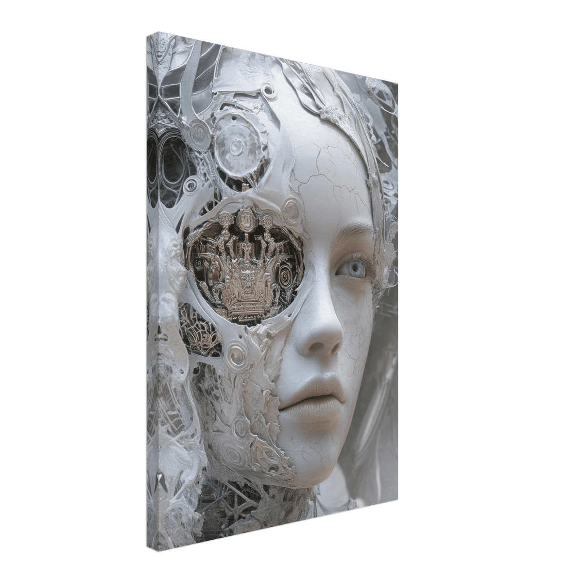 Hybrid Aristocrat in a Fractured Court A surrey 2 - Shop Ai Art WebShop - Digital Art online Store
