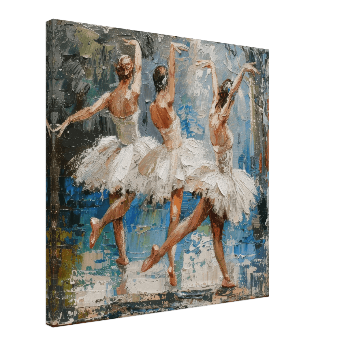 Impressionism ballet dansers dancing the swan - Shop Ai Art WebShop - Digital Art online Store