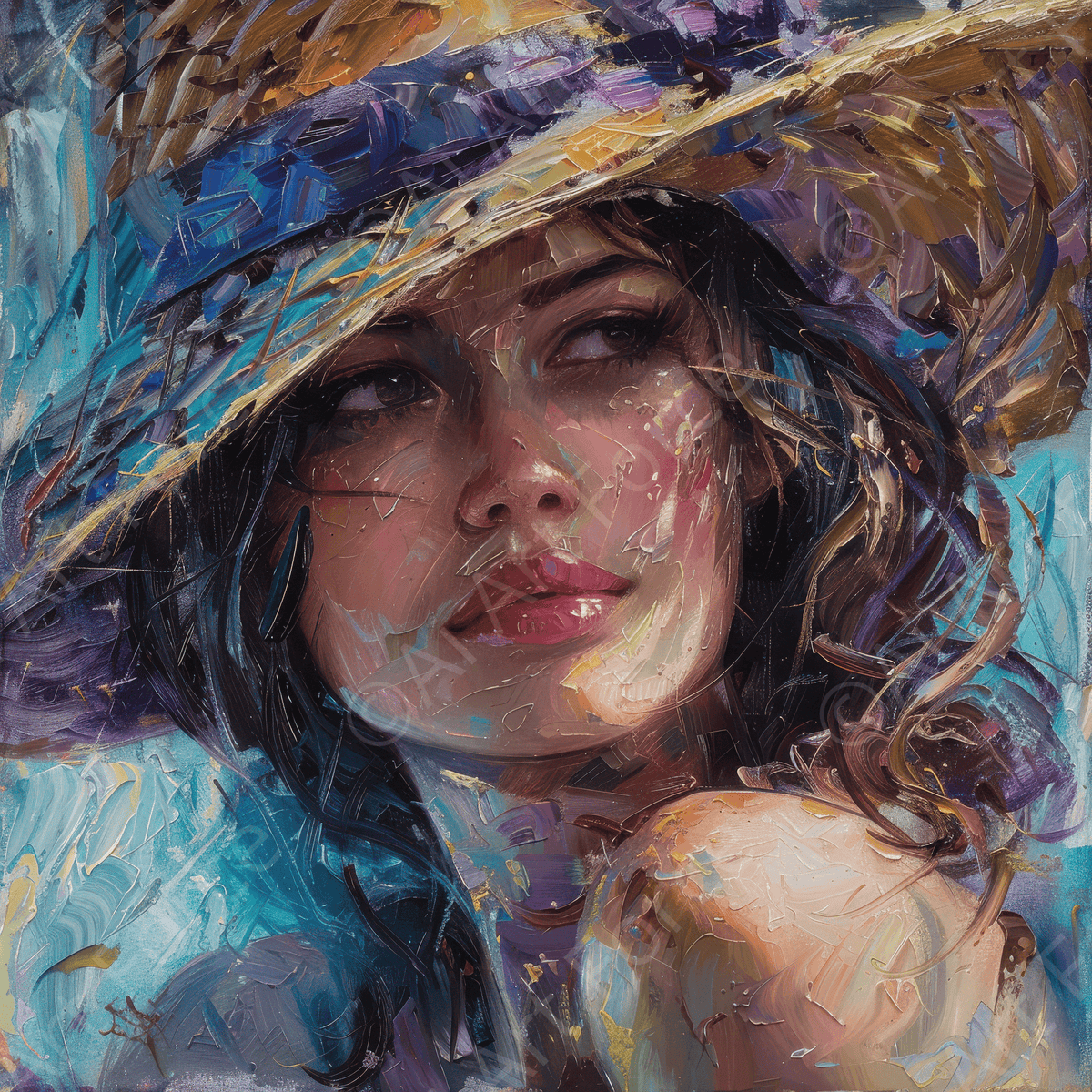 Impressionism Hot Women 6 - Shop Ai Art WebShop - Digital Art online Store