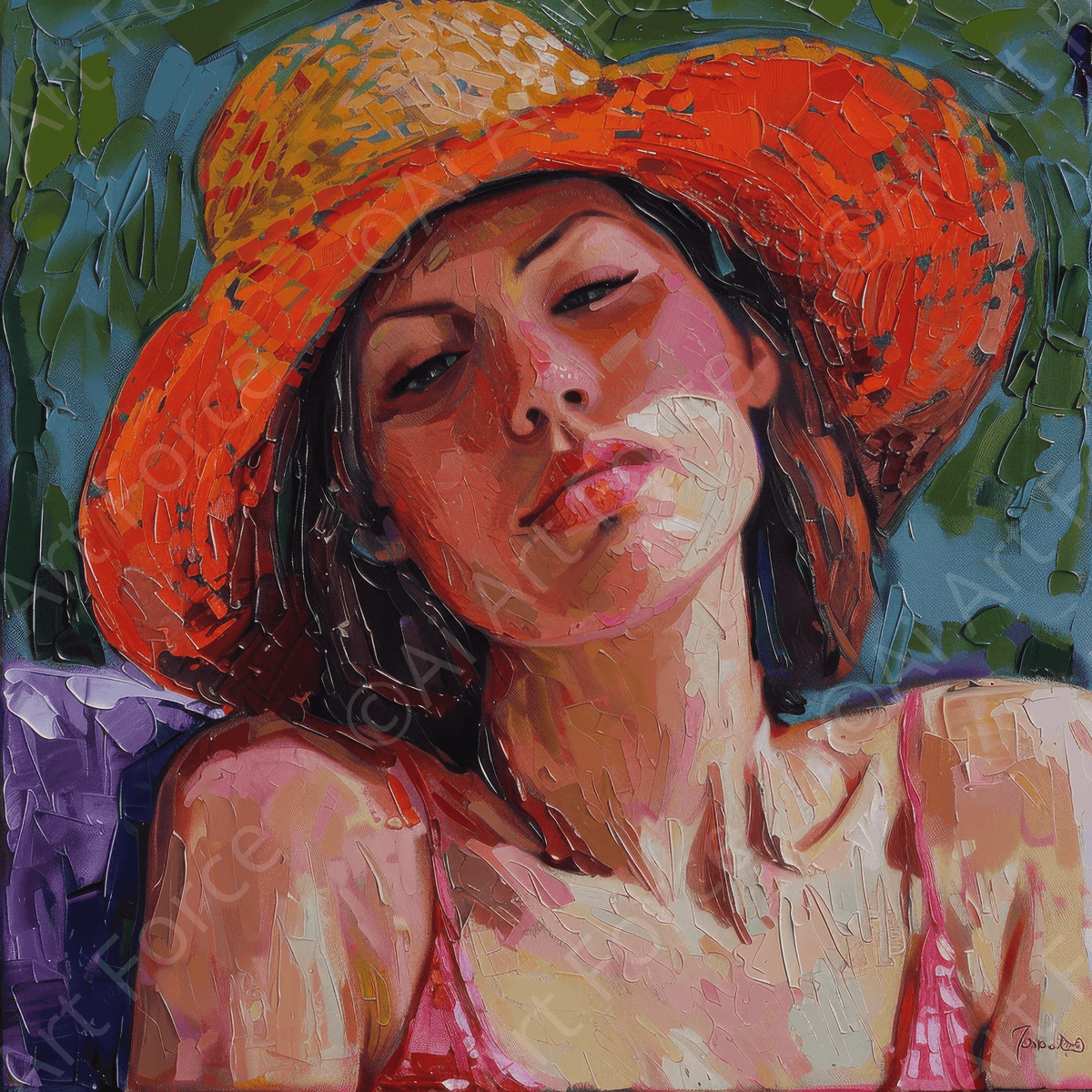 Impressionism Hot Women 7 - Shop Ai Art WebShop - Digital Art online Store