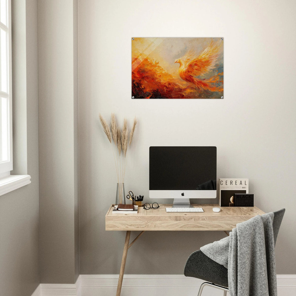 Impressionist Phoenix Rebirth Impressionism Did 2 - Shop Ai Art WebShop - Digital Art online Store