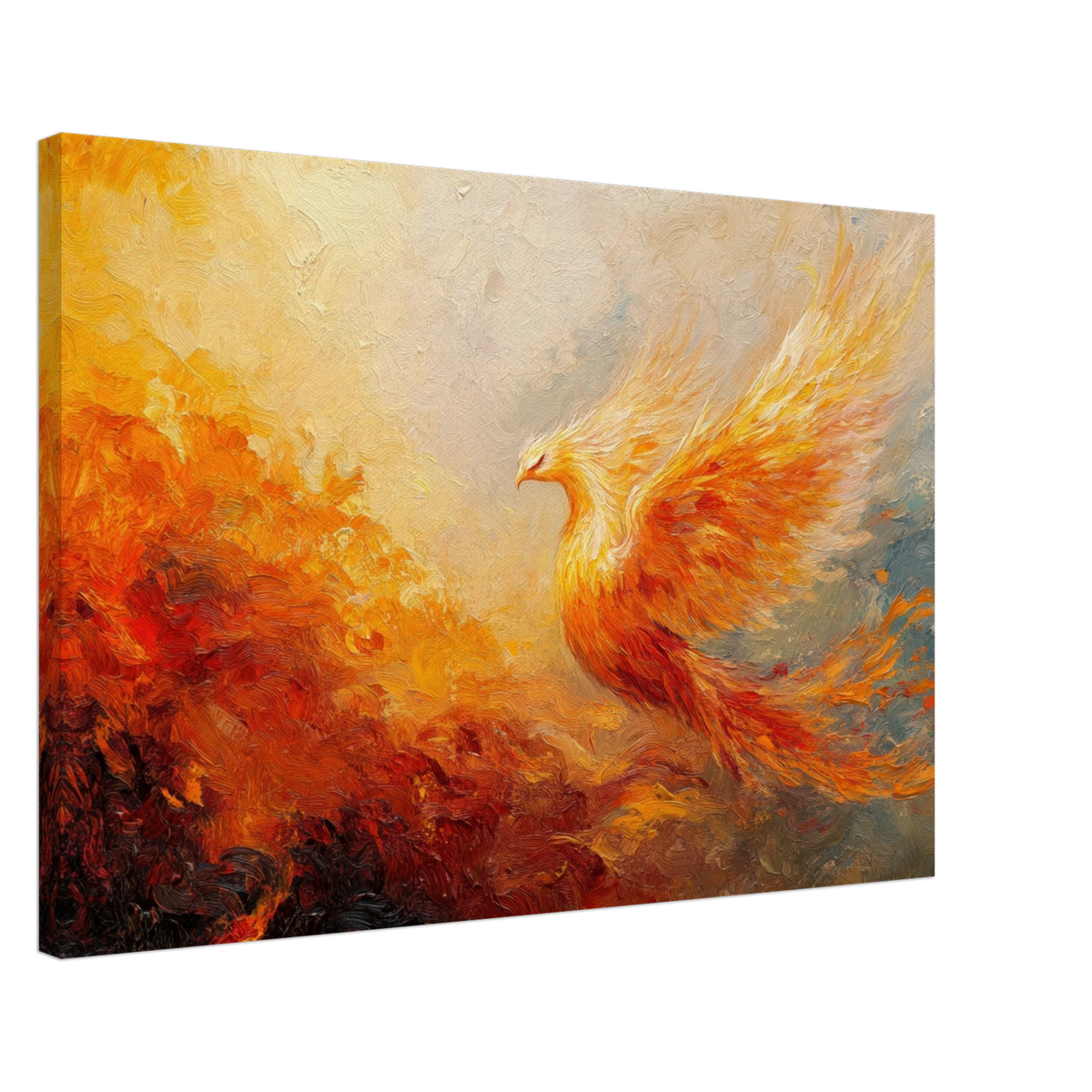 Impressionist Phoenix Rebirth Impressionism Did 2 - Shop Ai Art WebShop - Digital Art online Store