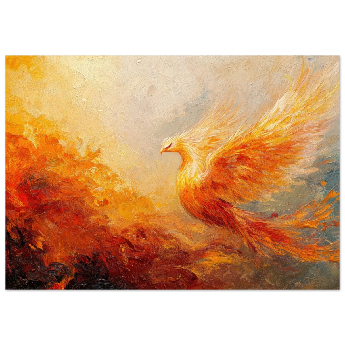 Impressionist Phoenix Rebirth Impressionism Did 2 - Shop Ai Art WebShop - Digital Art online Store