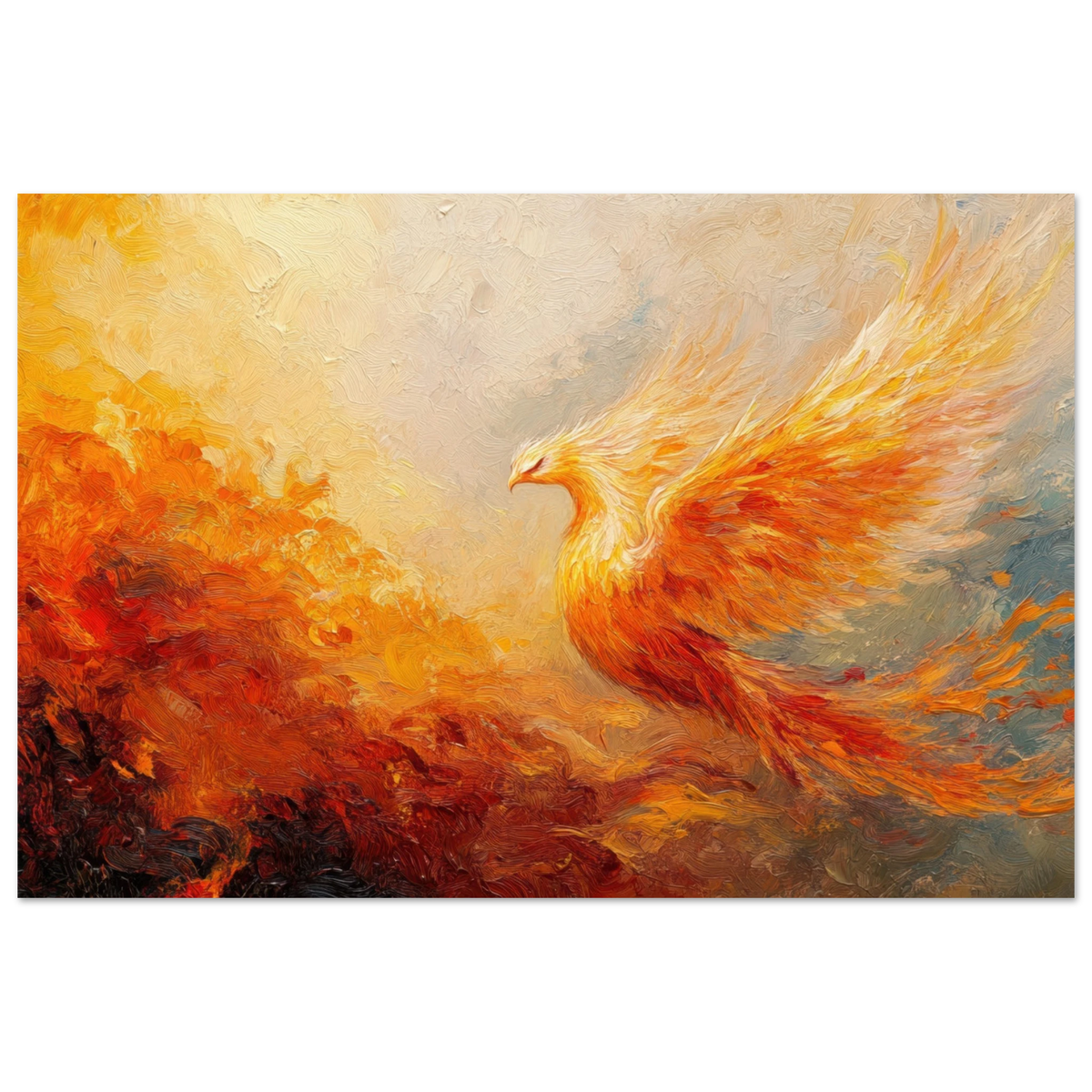 Impressionist Phoenix Rebirth Impressionism Did 2 - Shop Ai Art WebShop - Digital Art online Store