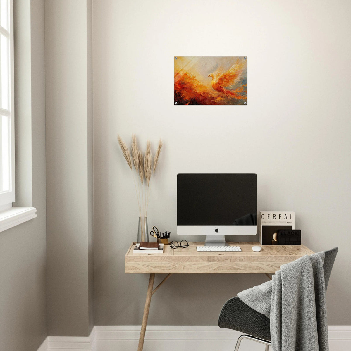 Impressionist Phoenix Rebirth Impressionism Did 2 - Shop Ai Art WebShop - Digital Art online Store