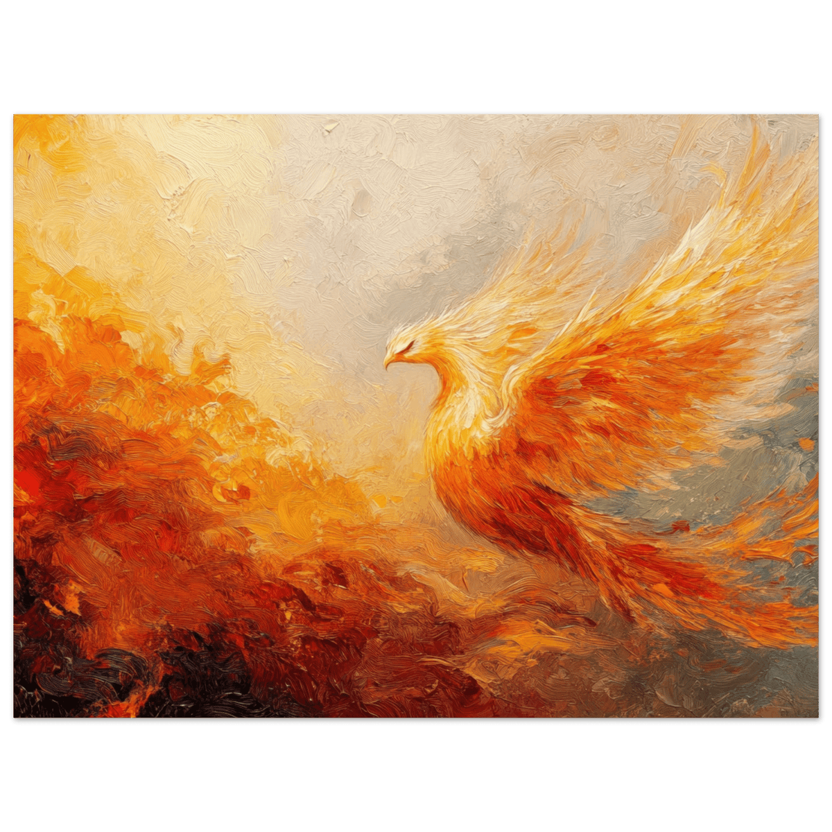 Impressionist Phoenix Rebirth Impressionism Did 2 - Shop Ai Art WebShop - Digital Art online Store