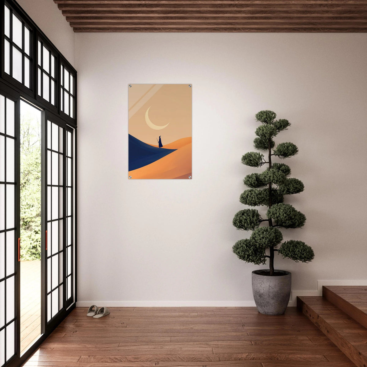 Minimalist Magical Landscape A sleek minimalist 3 - Shop Ai Art WebShop - Digital Art online Store