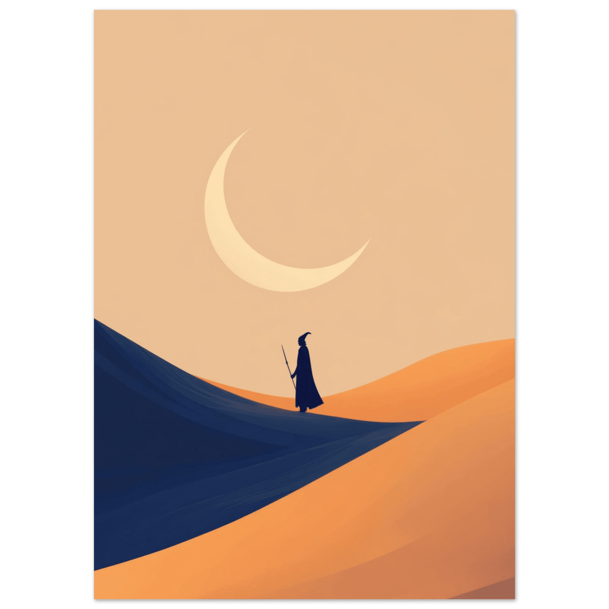 Minimalist Magical Landscape A sleek minimalist 3 - Shop Ai Art WebShop - Digital Art online Store