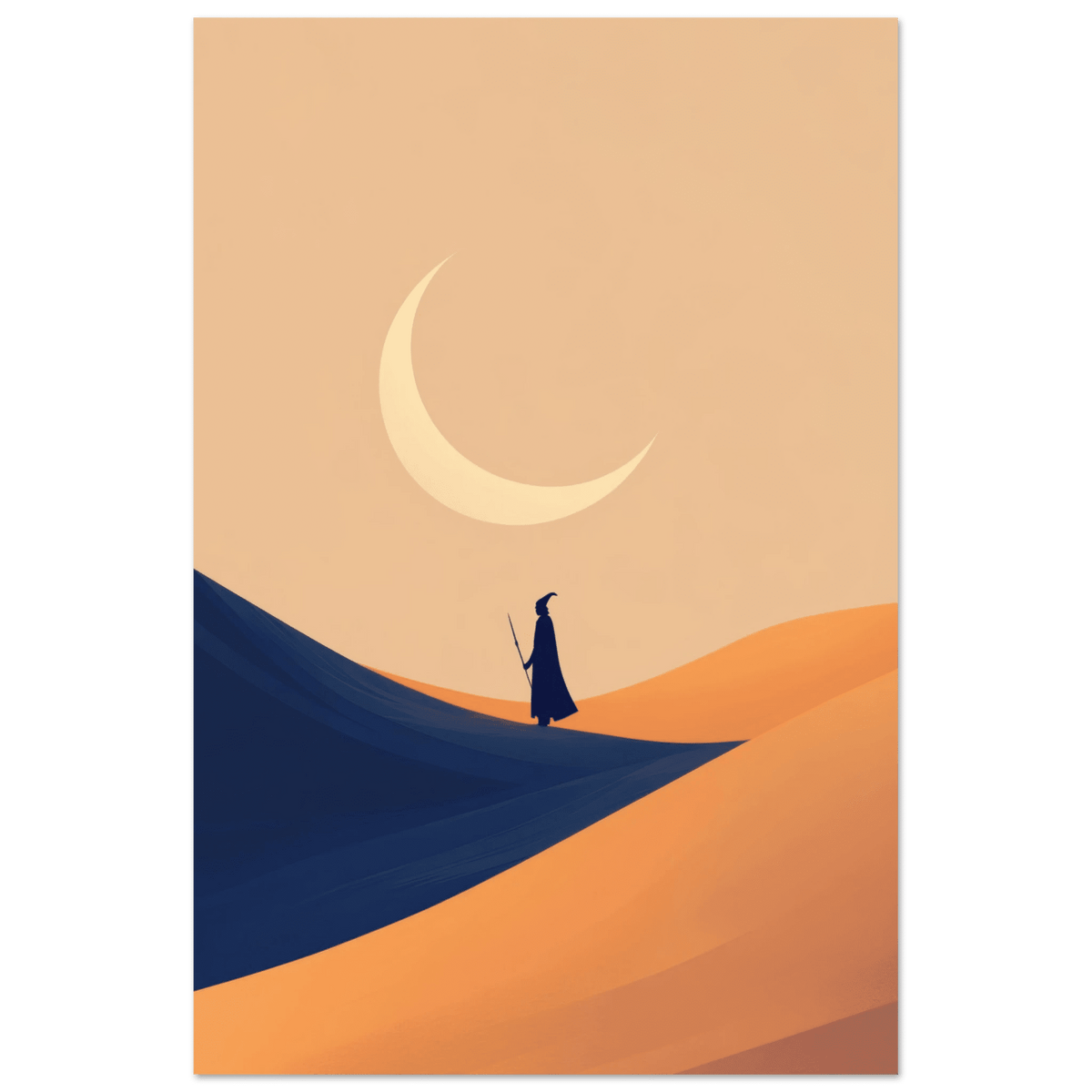 Minimalist Magical Landscape A sleek minimalist 3 - Shop Ai Art WebShop - Digital Art online Store