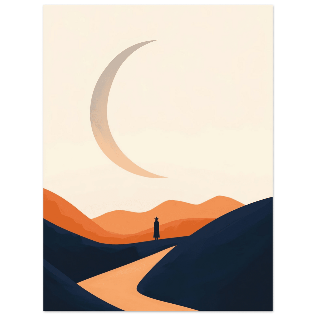 Minimalist Magical Landscape A sleek minimalist 4 - Shop Ai Art WebShop - Digital Art online Store