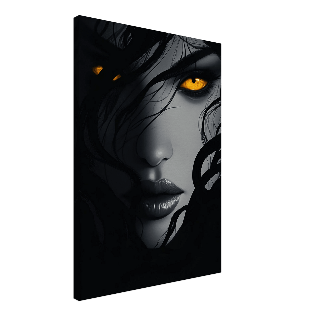 Minimalist Medusas Gaze Minimalism Tight - Focus 2 - Shop Ai Art WebShop - Digital Art online Store