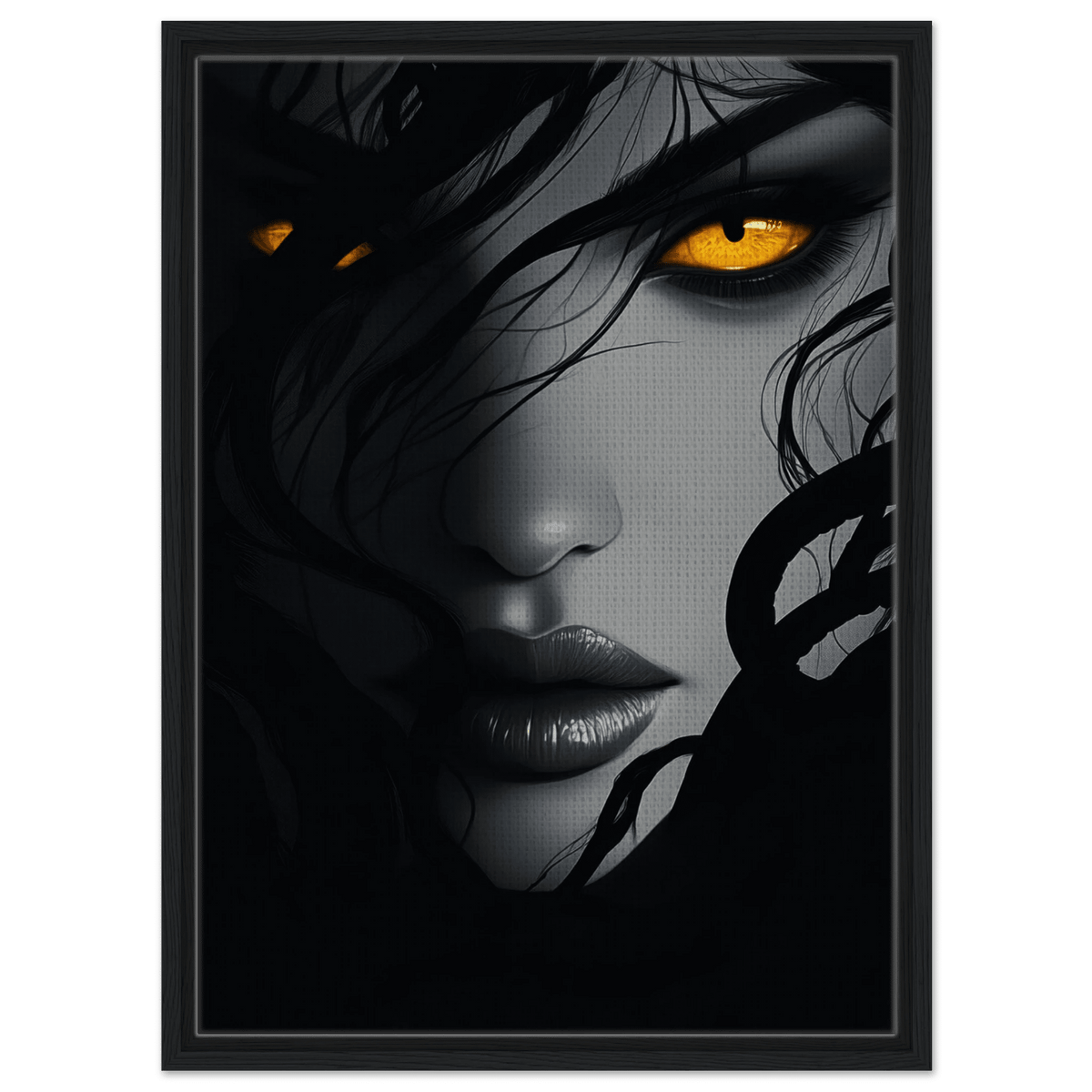 Minimalist Medusas Gaze Minimalism Tight - Focus 2 - Shop Ai Art WebShop - Digital Art online Store