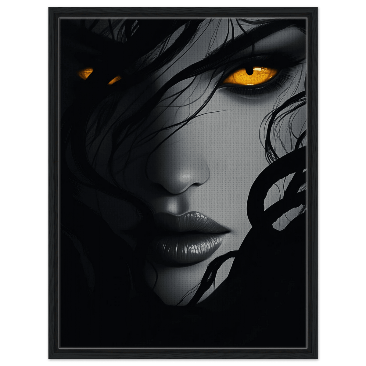 Minimalist Medusas Gaze Minimalism Tight - Focus 2 - Shop Ai Art WebShop - Digital Art online Store