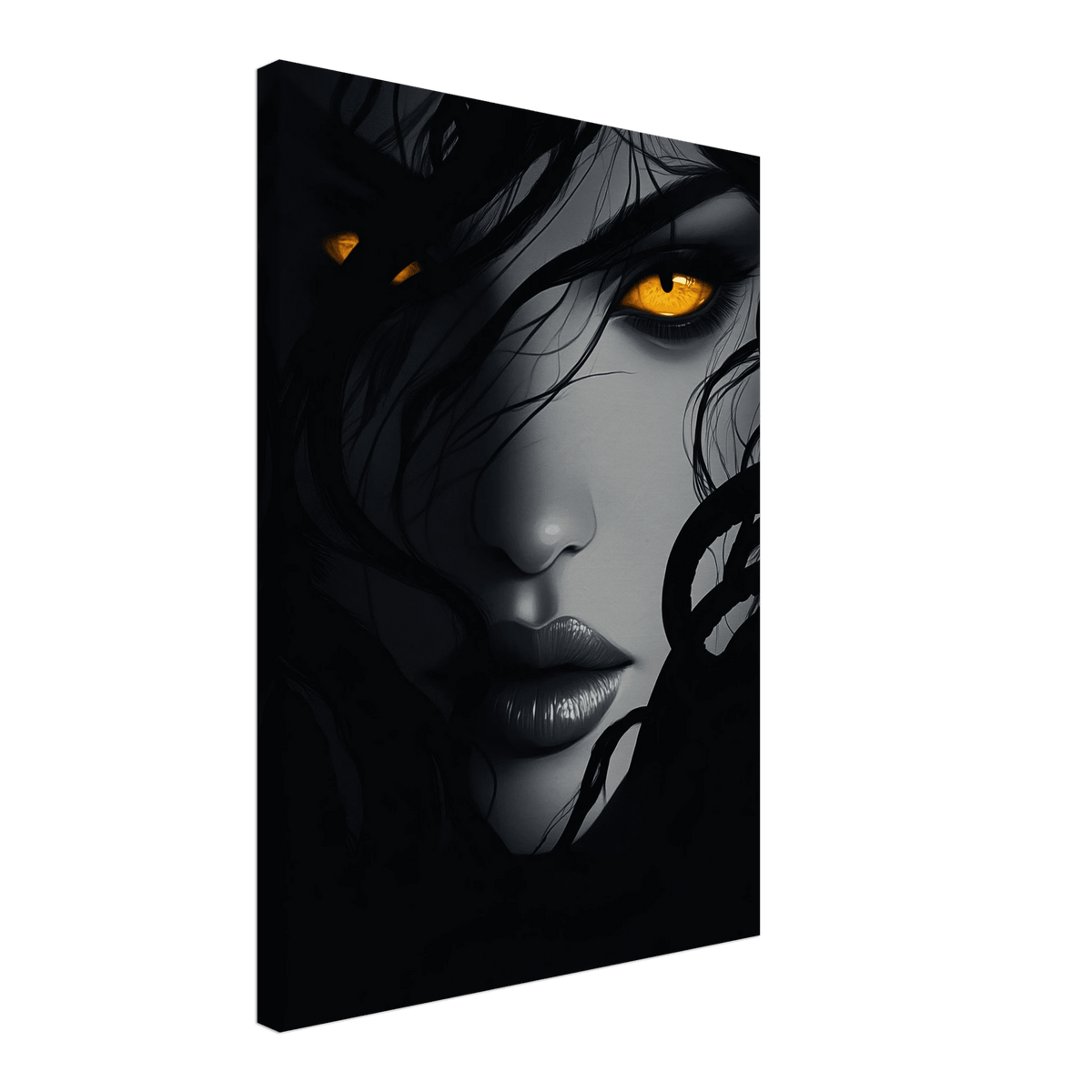 Minimalist Medusas Gaze Minimalism Tight - Focus 2 - Shop Ai Art WebShop - Digital Art online Store