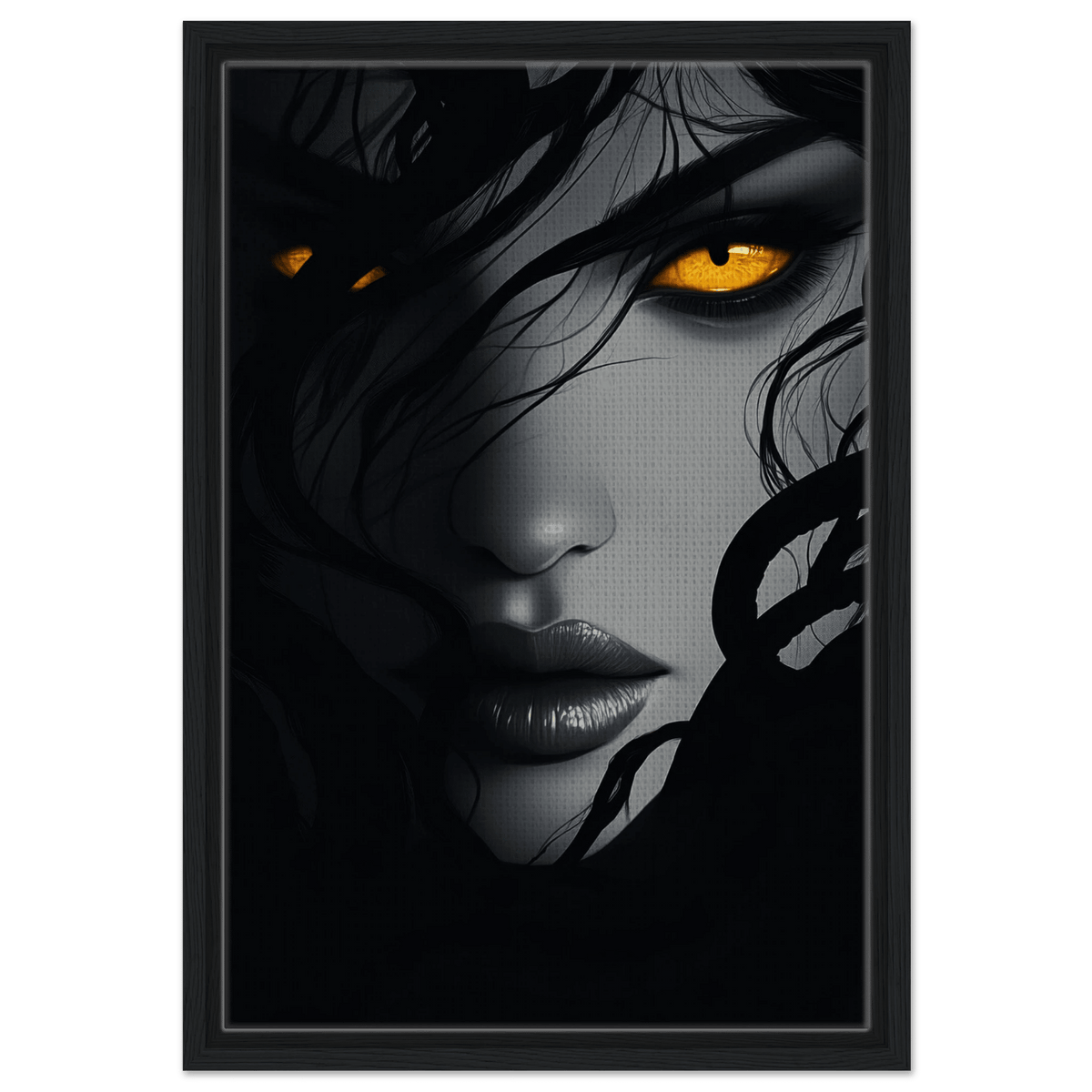Minimalist Medusas Gaze Minimalism Tight - Focus 2 - Shop Ai Art WebShop - Digital Art online Store