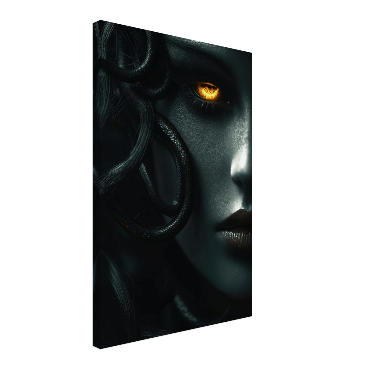 Minimalist Medusas Gaze Minimalism Tight - Focus - Shop Ai Art WebShop - Digital Art online Store
