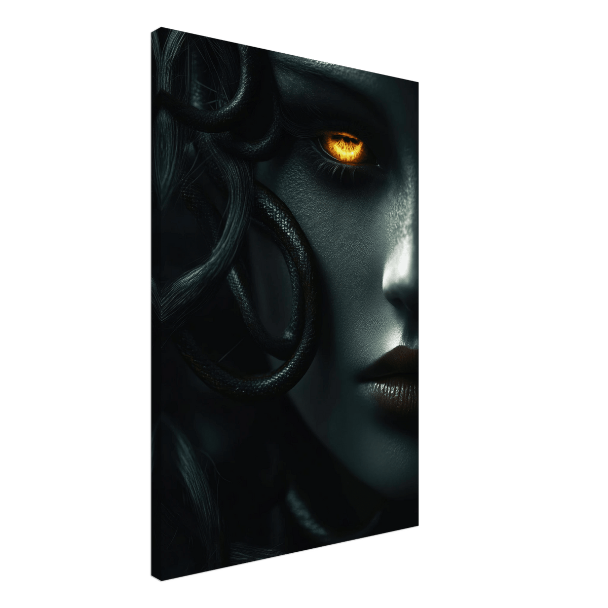 Minimalist Medusas Gaze Minimalism Tight - Focus - Shop Ai Art WebShop - Digital Art online Store