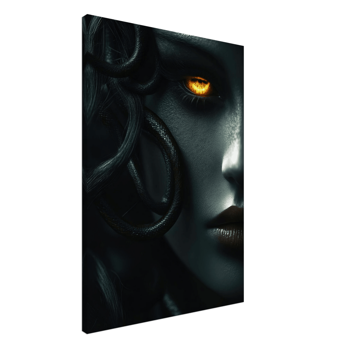 Minimalist Medusas Gaze Minimalism Tight - Focus - Shop Ai Art WebShop - Digital Art online Store