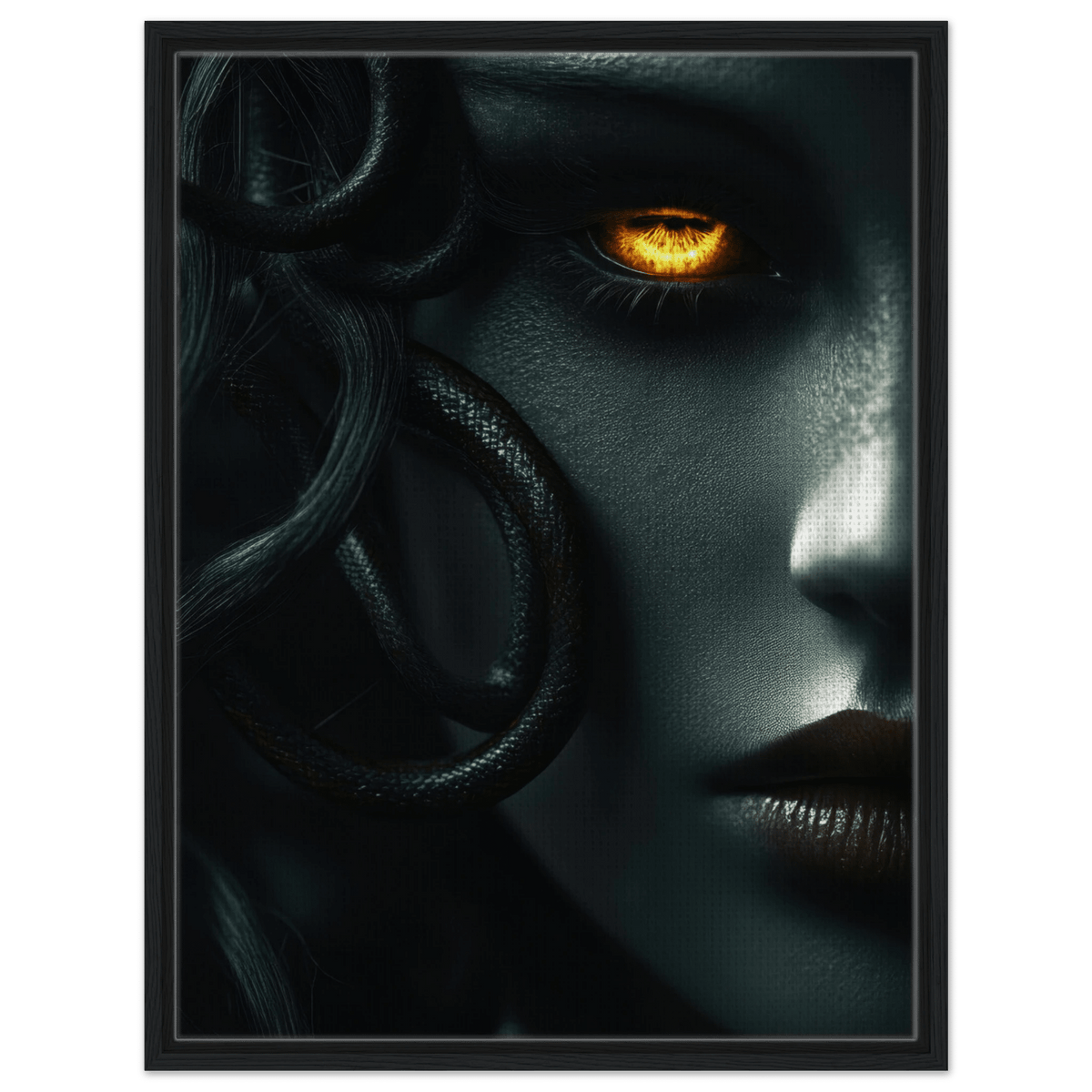 Minimalist Medusas Gaze Minimalism Tight - Focus - Shop Ai Art WebShop - Digital Art online Store